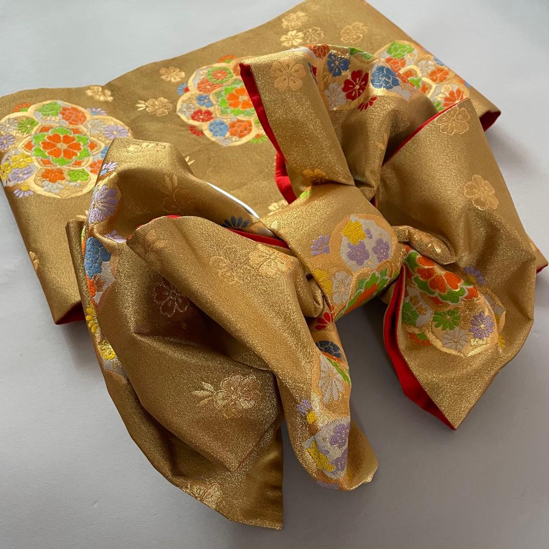 七五三　7歳　お着物セット　ハンドメイド　作り帯