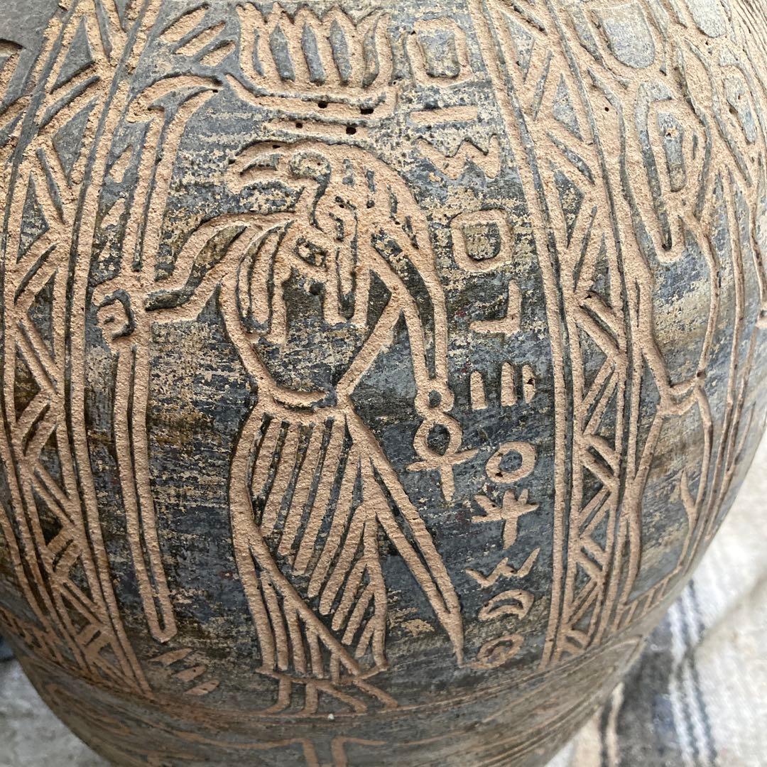 ⭐️古代エジプト風陶器壺　おしゃれ