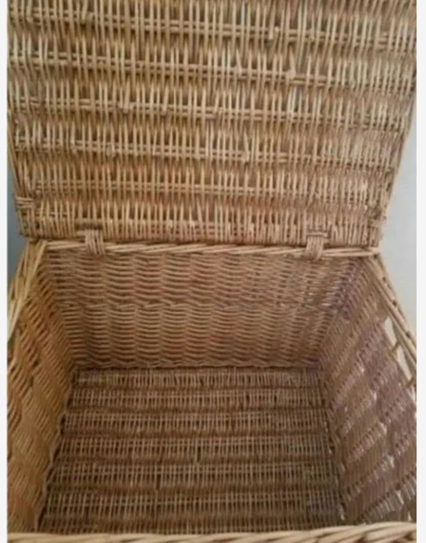 蓋付きバスケット大小/持ち手付きかご