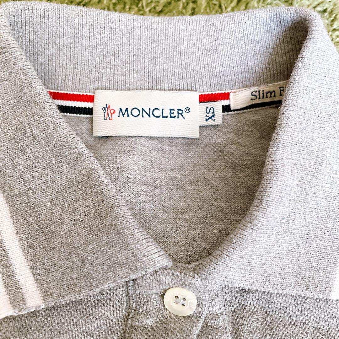 MONCLER グレー ポロシャツ XS レディース