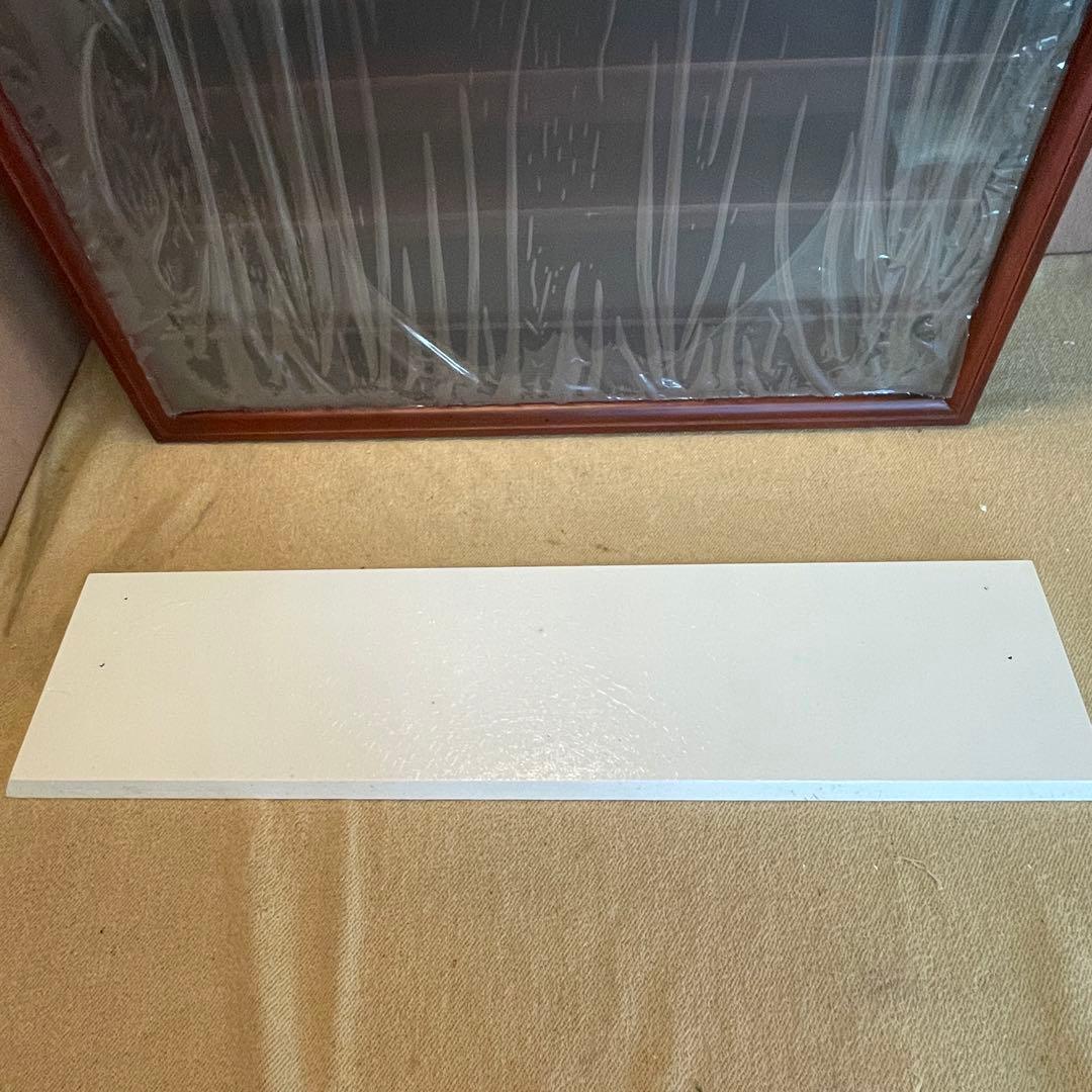 ⭐︎未使用ですが訳あり⭐︎木製ディスプレイケース6段　ブラウン