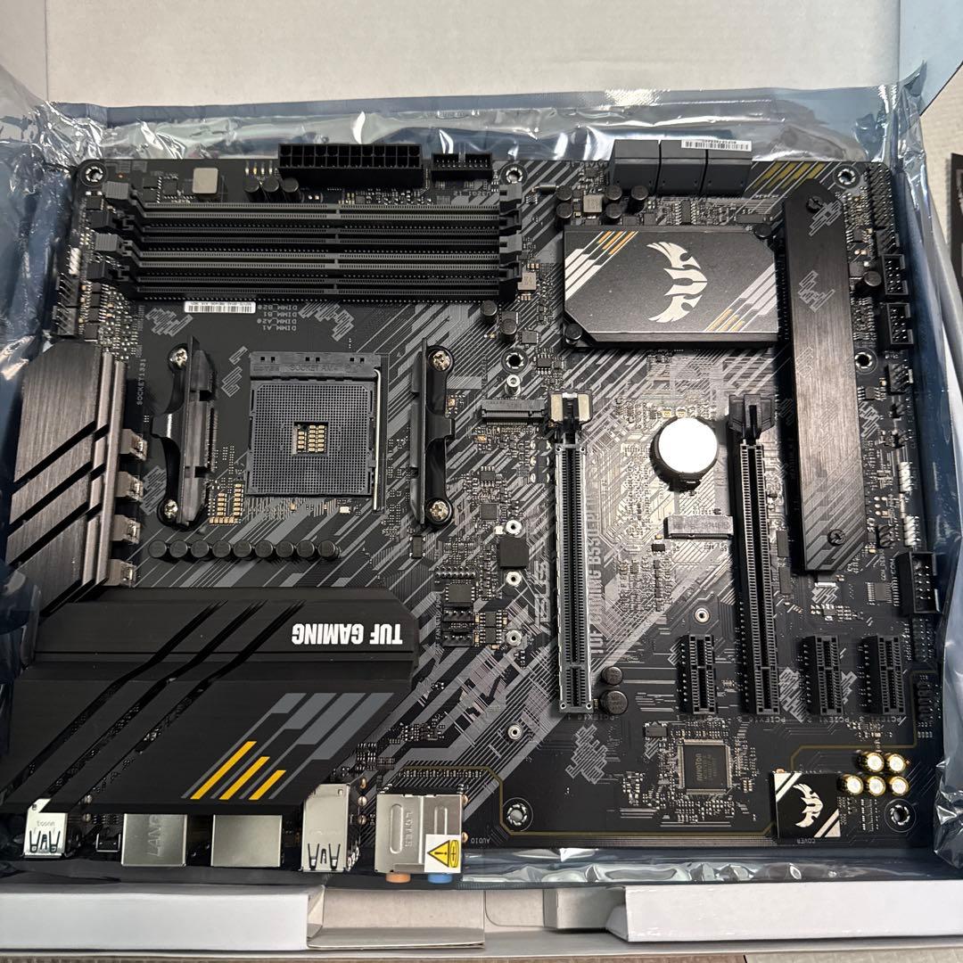 ASUS TUF GAMING B550-PLUS メモリ、cpuファン付き