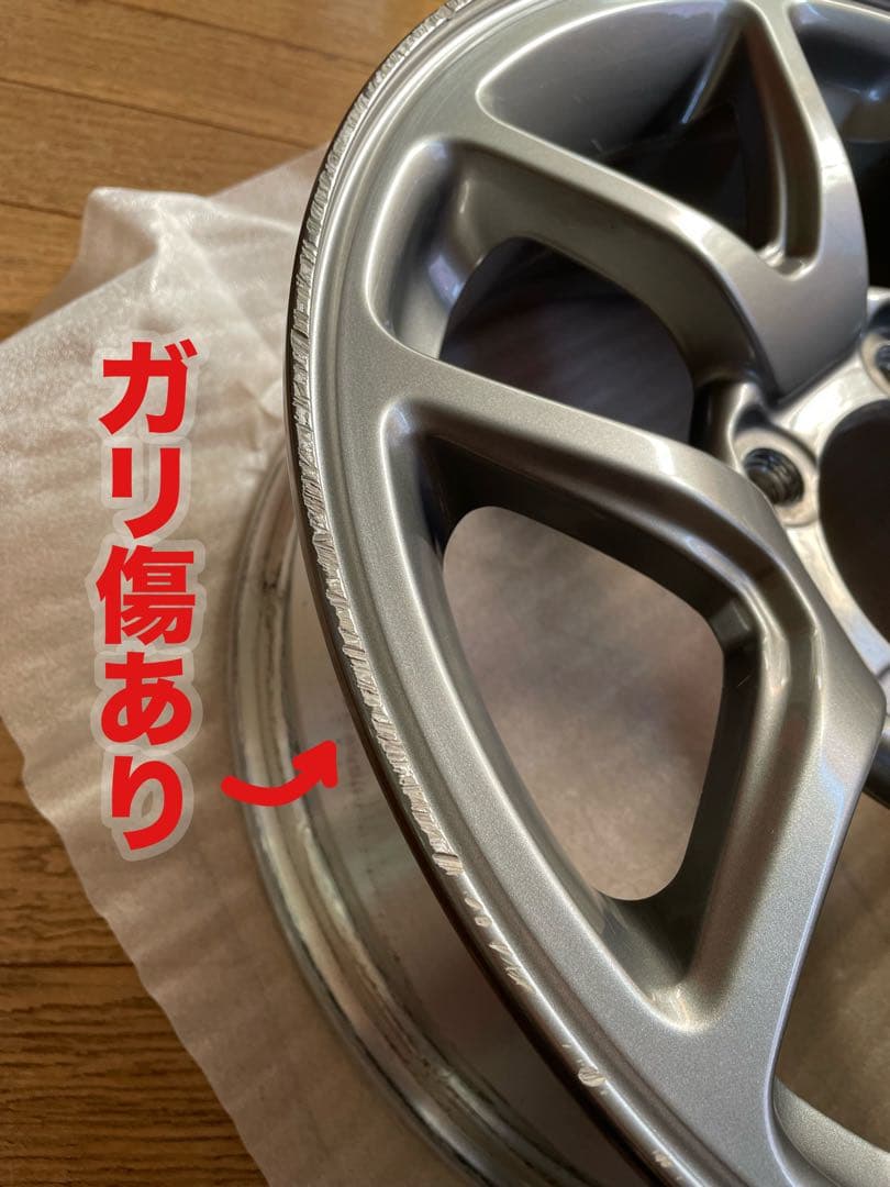 【年内発送可】匿名配送ジムニーJB64純正アルミホイールENKEI4本中2本②