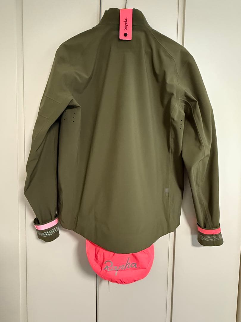 Rapha フード付き レインジャケット 2 SMALL Olive 美品