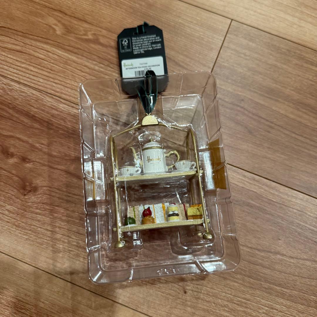 Harrods ハロッズ　アフタヌーンティースタンド　ツリー オーナメント