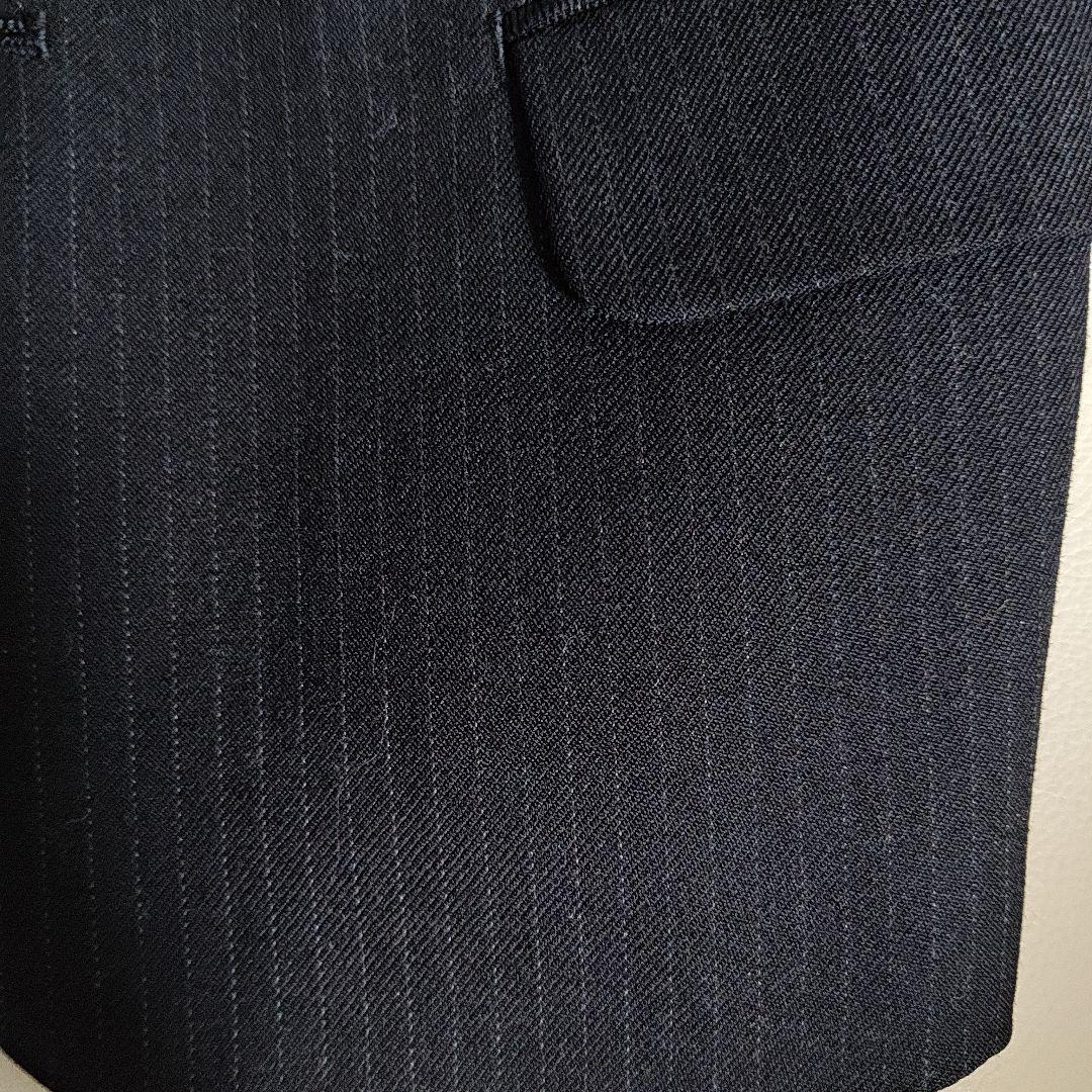 バーバーリー　キッズ ブラックストライプスーツ 110cm