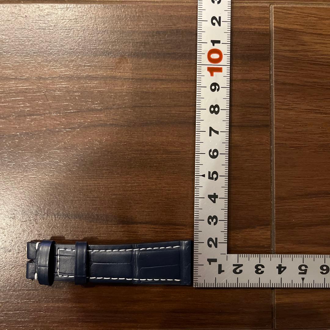 【ジャンルソー】アリゲーターストラップ　ネイビー