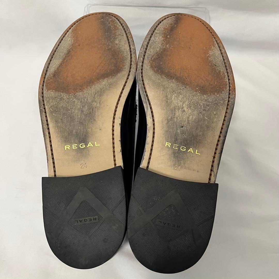 【最終価格‼️】REGAL リーガル ブラック フリンジ タッセル w55b 24