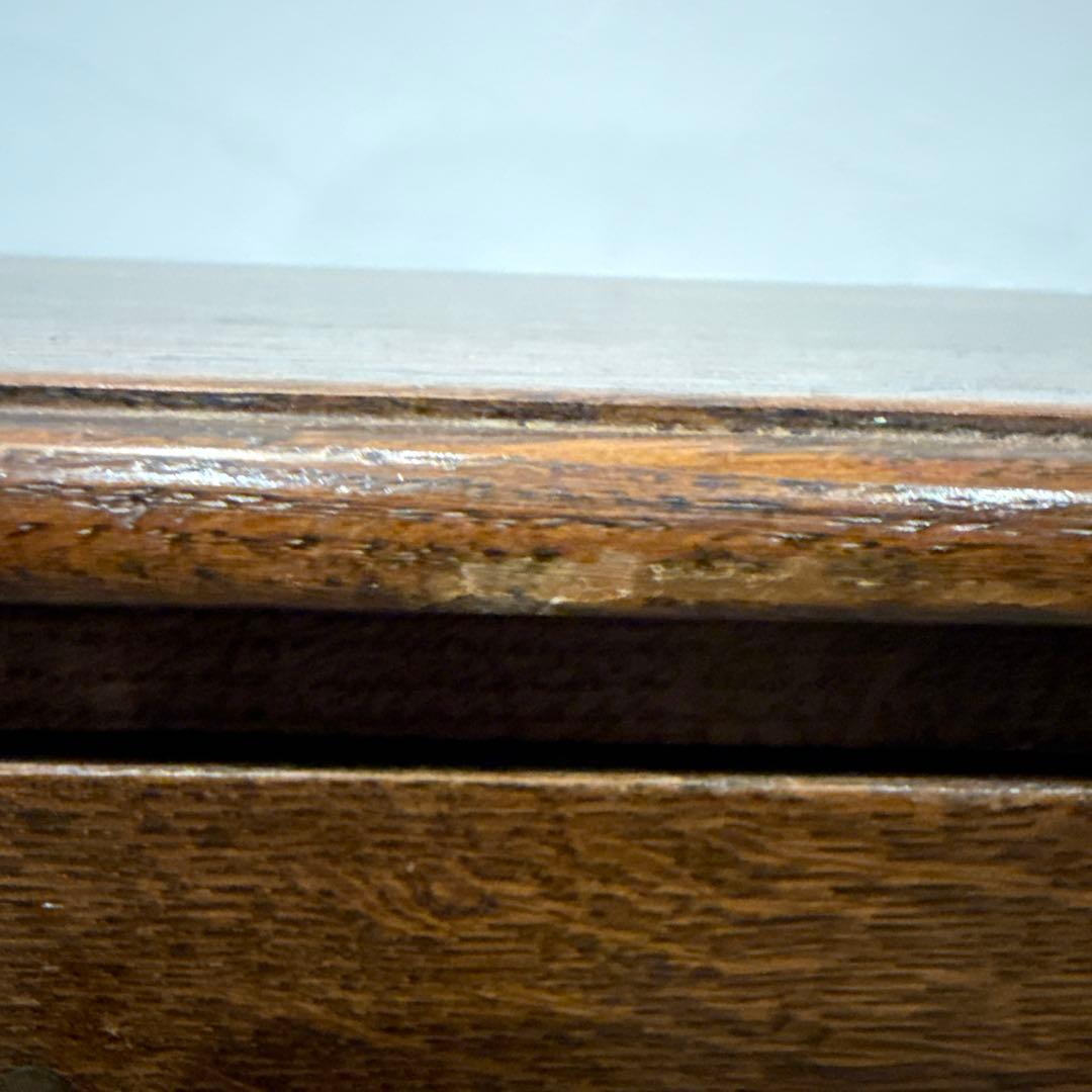 年末年始saleヴィンテージ　木製サイドテーブル　引き出し付き　2段