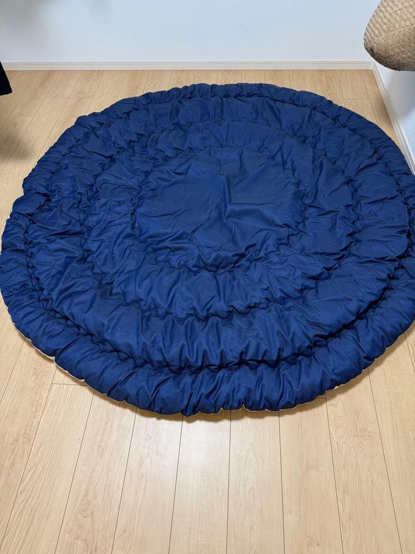 【美品】厚掛けコタツ布団 日本製 円形 210cm