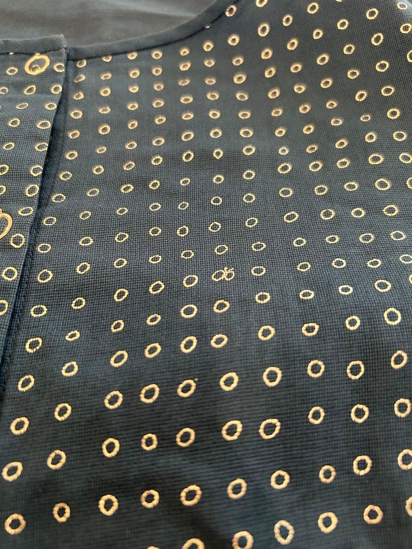 minä perhonen ドット柄 シャツ