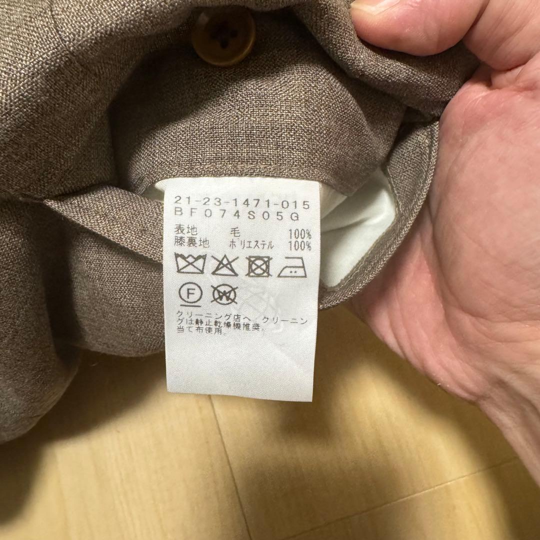 BEAMS F CANONICO トロピカルウール スラックス