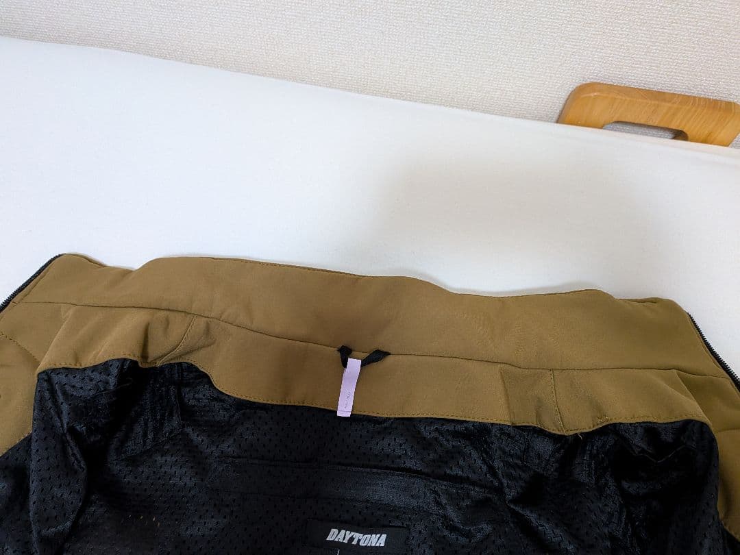 デイトナ　ライディングジャケット プロテクター付属 防風 DJ-005 ブラウン