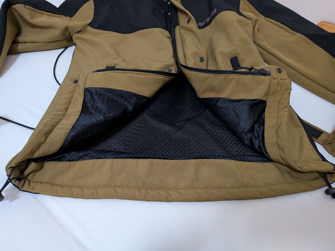 デイトナ　ライディングジャケット プロテクター付属 防風 DJ-005 ブラウン