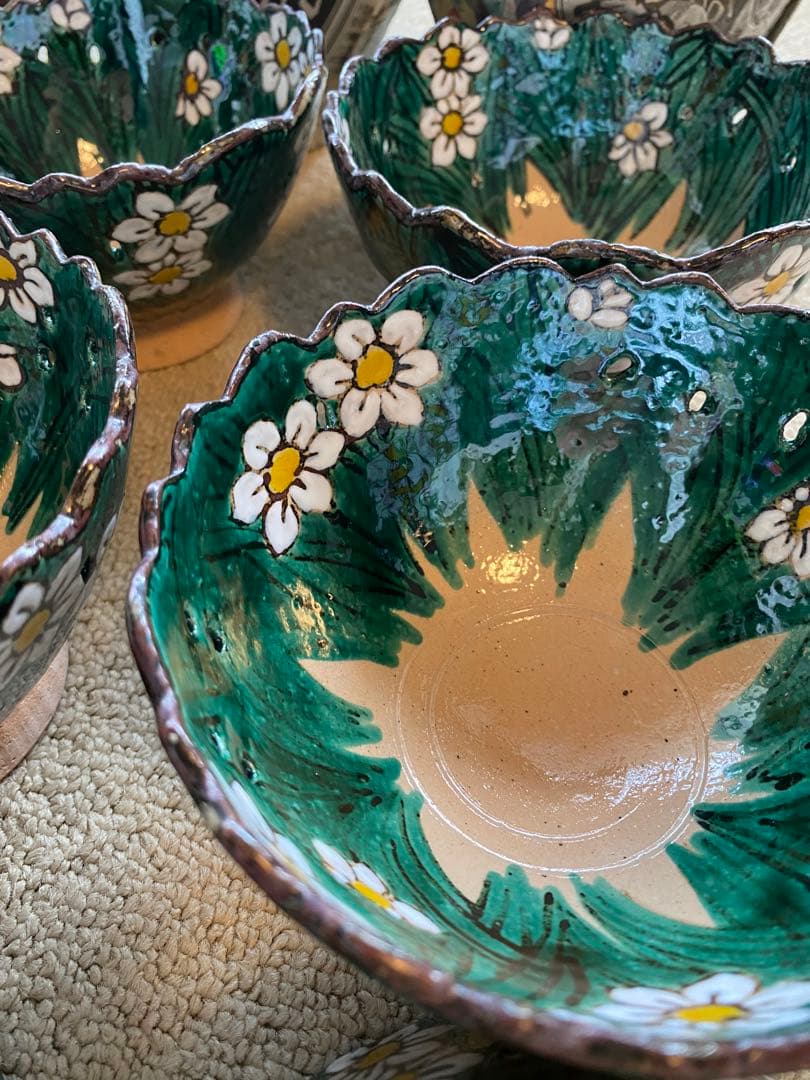 乾山写　水仙向付15客　清水焼 チロンマ