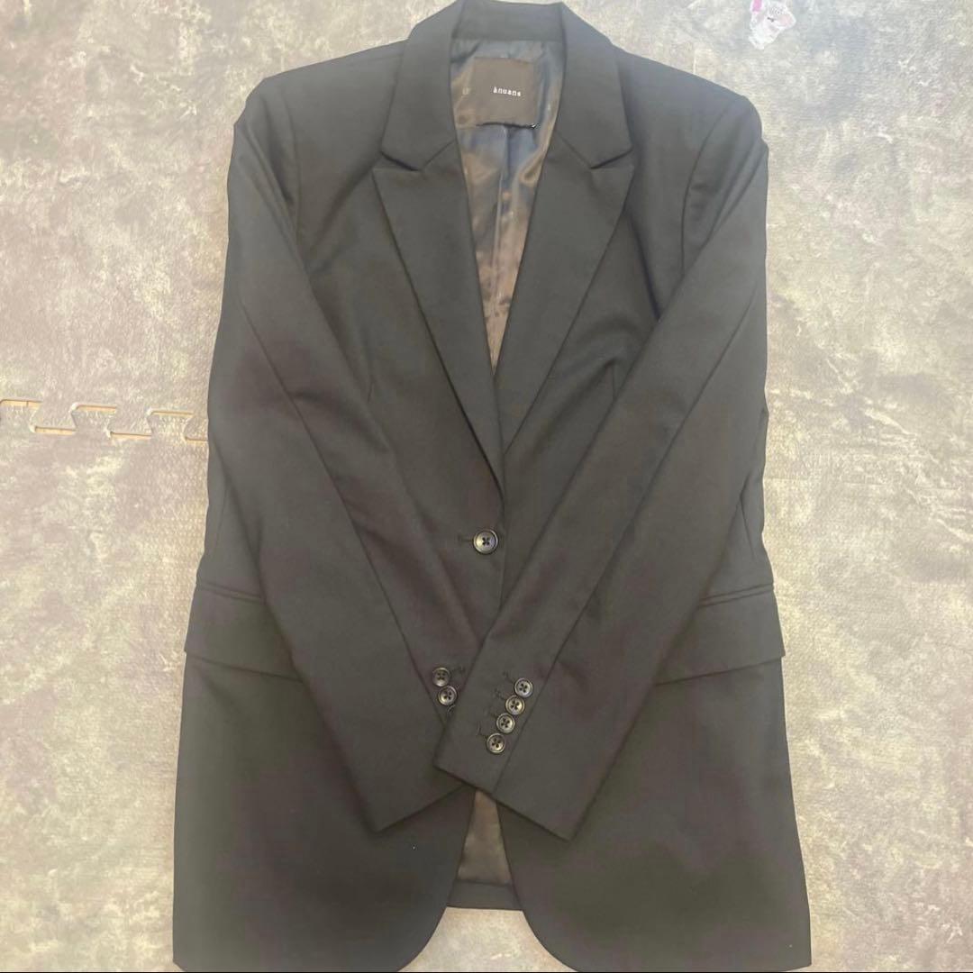 24時間限定値下げ‼️ anuans ウールブレンドシングルジャケット ブラック