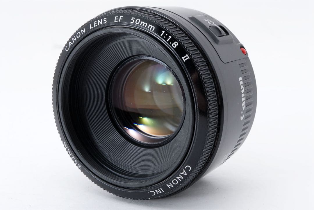 単焦点レンズ☆美品☆CanonEF 50mm 1:1.8 Ⅱ☆