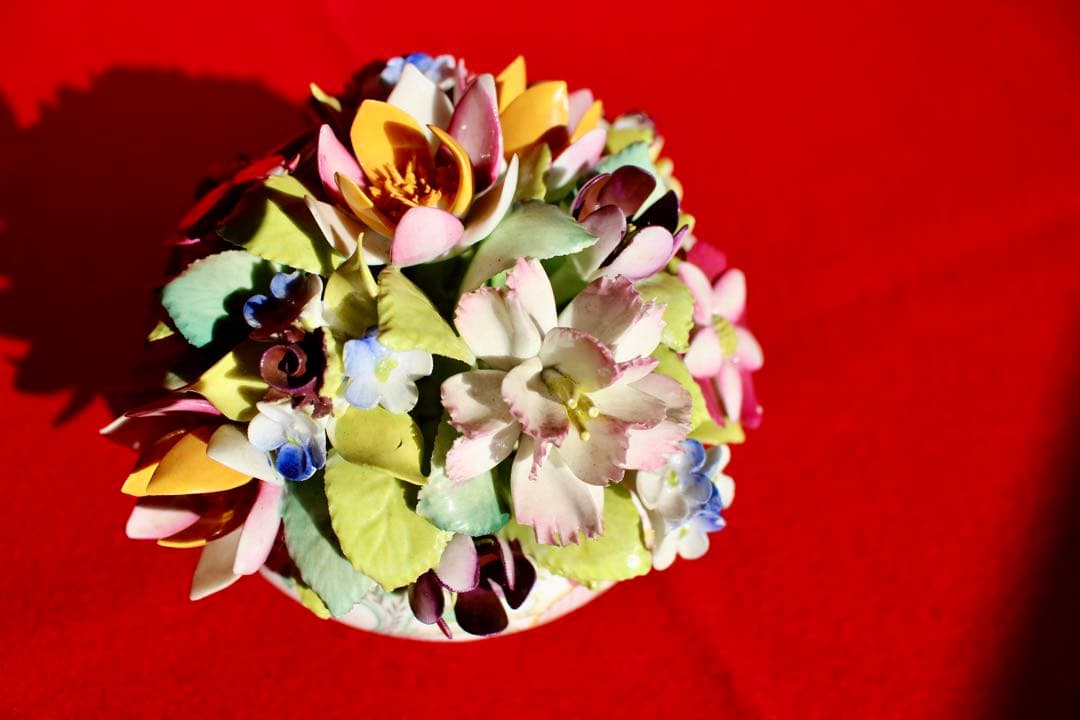 イギリス雑貨・かわいい陶磁器【MINTON ミントン　ハドンホール　陶花】