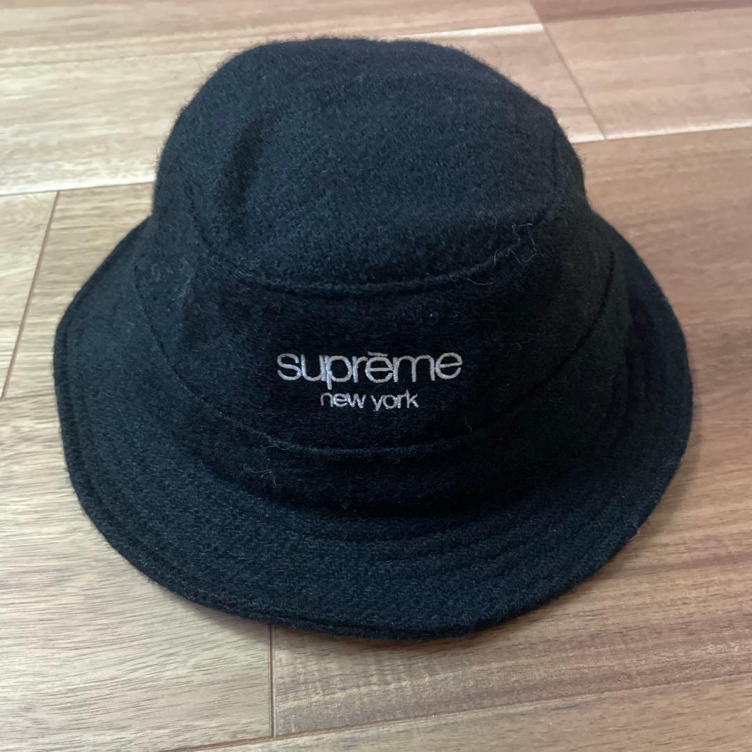 シュプリーム×ハリスツイード 21AWClassic Logo Crusher