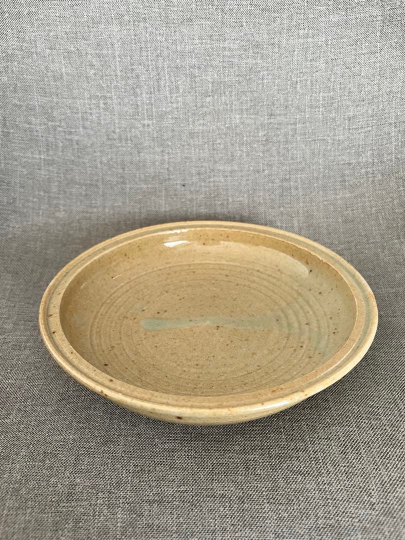 伊藤環さん 細リム皿 柞灰釉 2枚セット