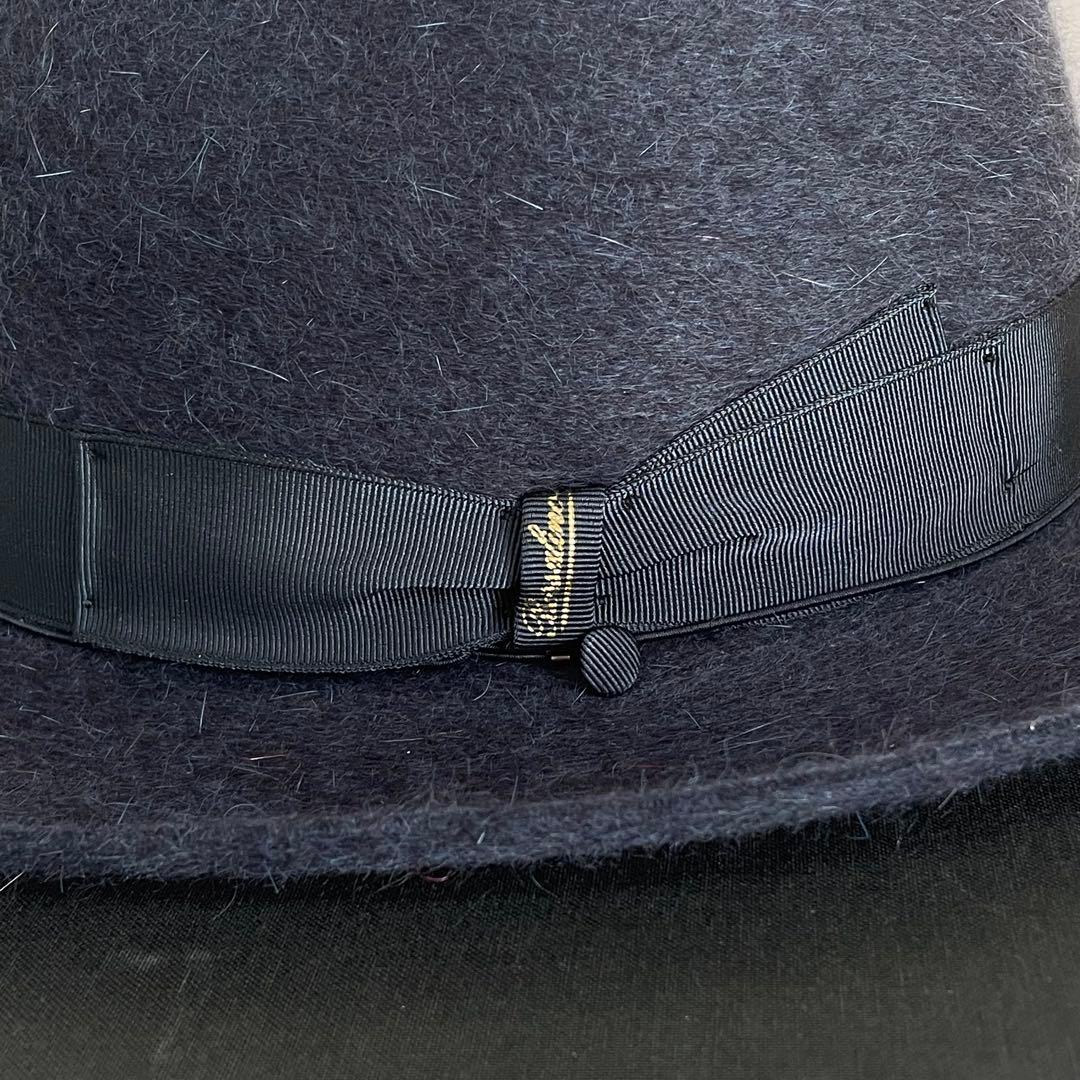 Borsalino ボルサリーノ ハット ネイビー