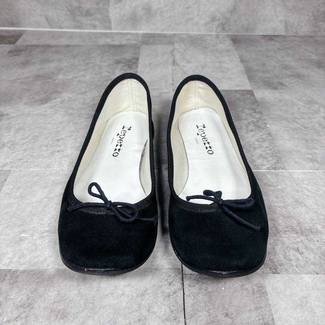 靴 repetto cendrillon ballet shoes suede