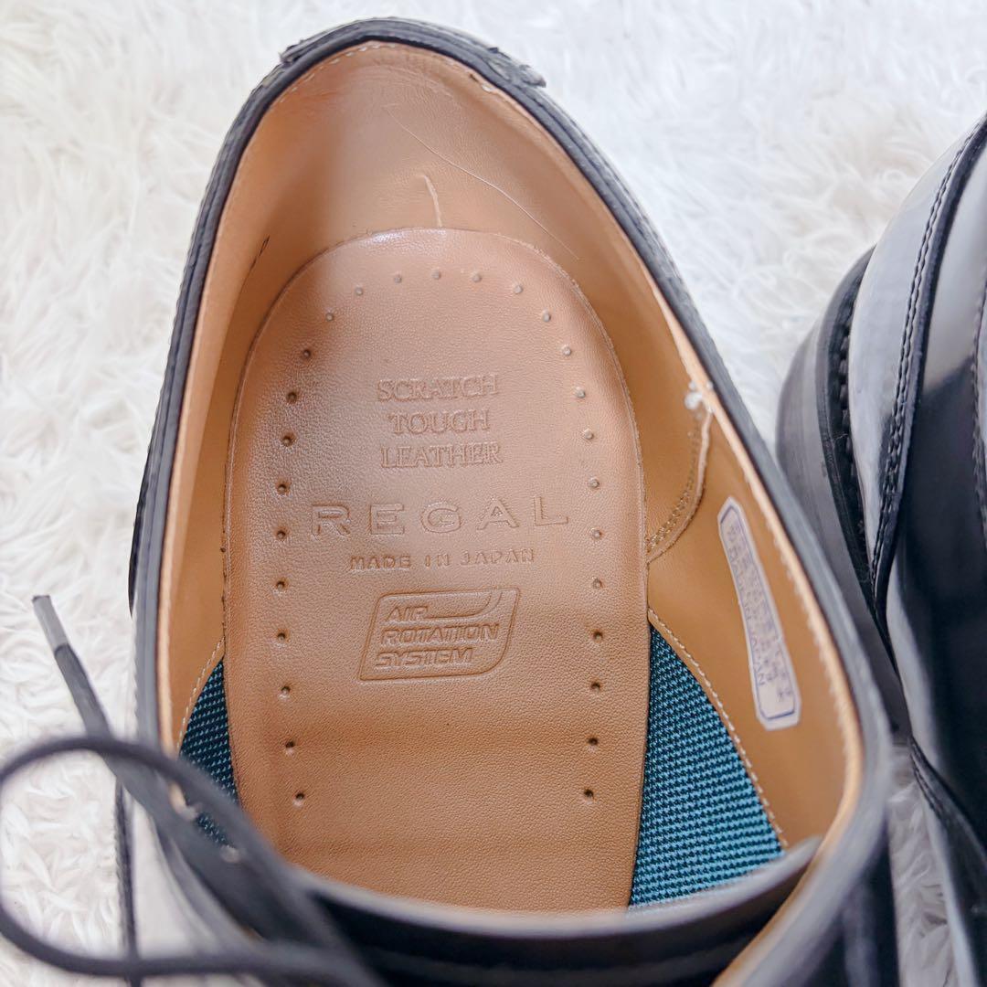 美品　REGALリーガル ビジネスシューズ ストレートチップ 革靴 41EL