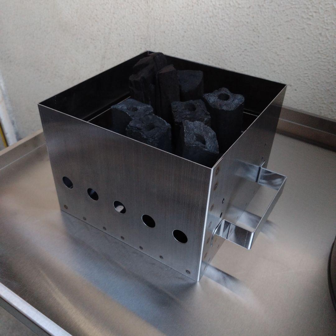 台数限定 値下げ「炭火」焼きいも機 七輪 ステンレス釜 壷 送料込 祭り KG1