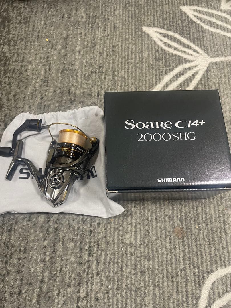 SHIMANOアジングロッドS610L-S Soare CI4+2000SHG