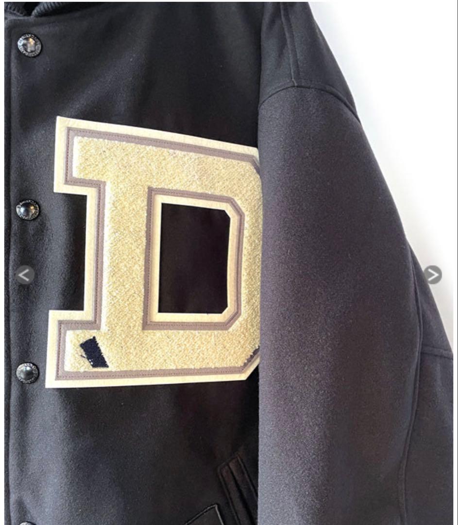 ジャケット・アウター DESCENDANT/SQUAD VARSITY JACKET BLACK 3