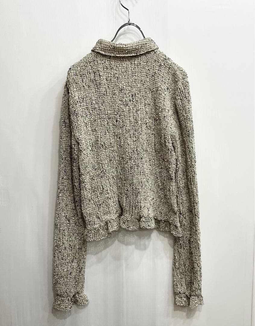 CLANE クラネ MIX MESH GATHER SHIRT 2