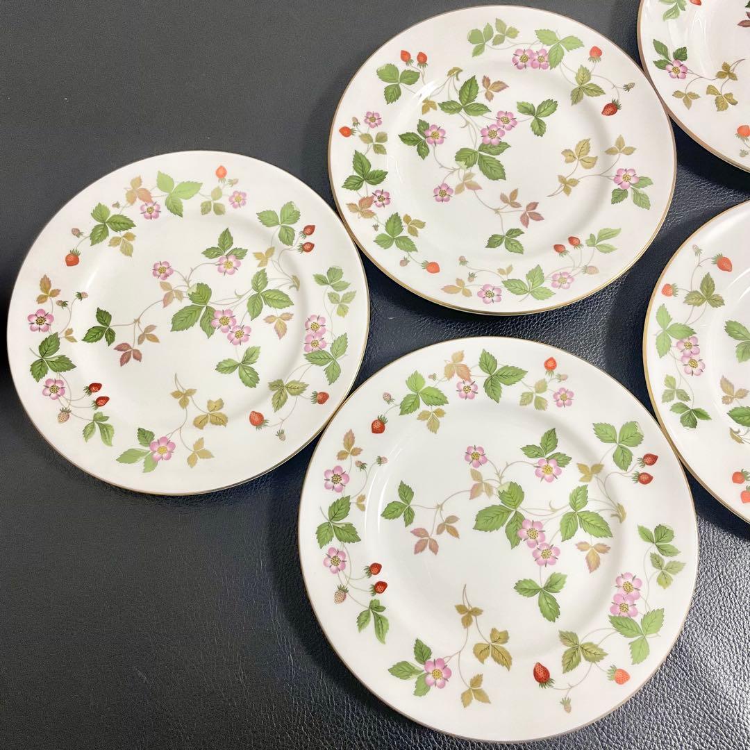  ウェッジウッド ワイルドストロベリー 中皿+ウィンザートレイ