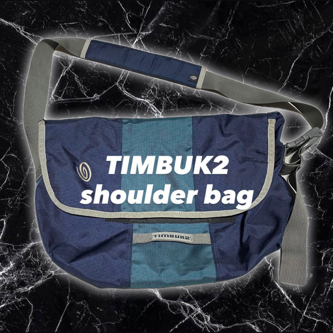 00s TIMBUK2 メッセンジャーバッグ ネイビー Y2K ワンショルダー