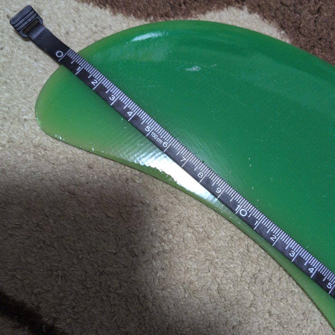 FIBRE GLAS FIN CO サーフボードフィン 緑　特大サイズ
