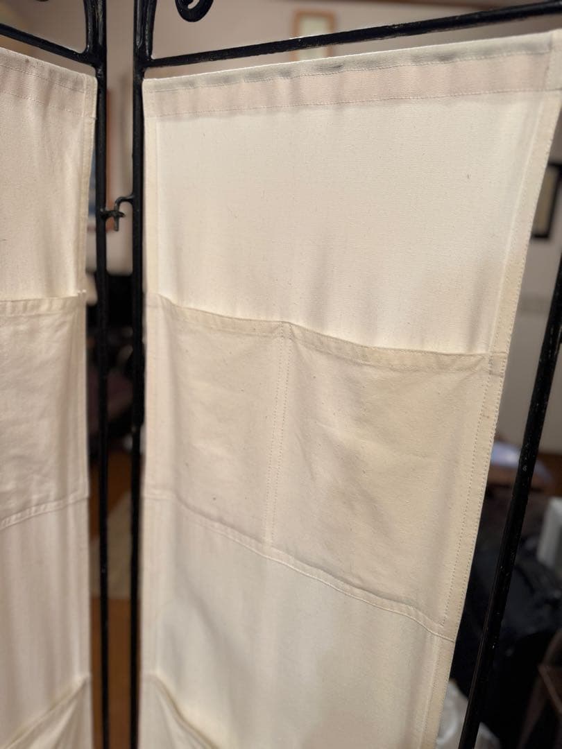 ‼️お値下げ‼️ ⭐️ 引取り限定　アイアン3つ折りパーテーション⭐️