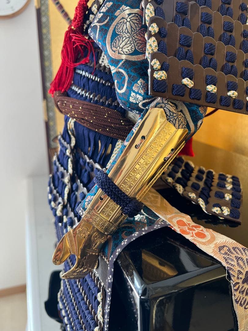 40年もの　五月人形 徳川家康 武士の鎧と兜