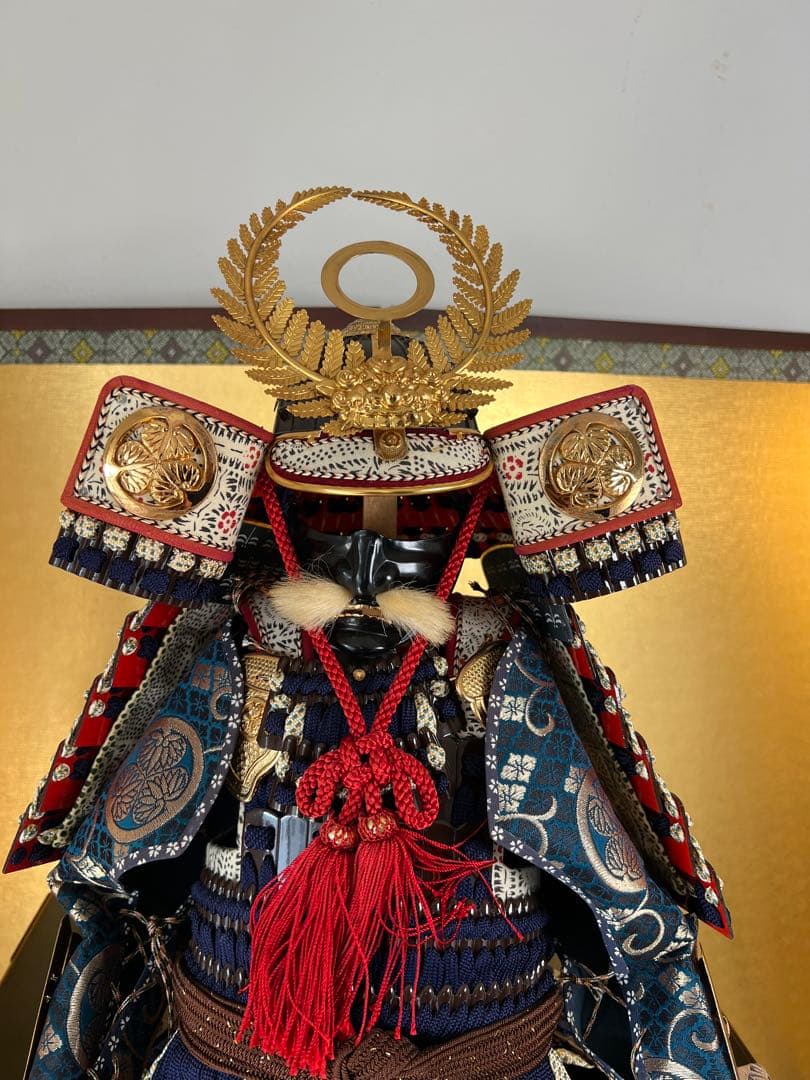 40年もの　五月人形 徳川家康 武士の鎧と兜