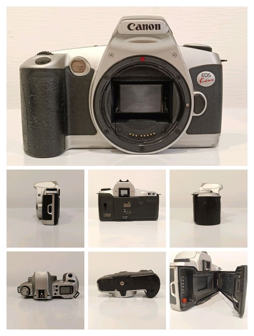 Canon EOS Kissフィルムカメラ 本体6台　キャップ2個付き