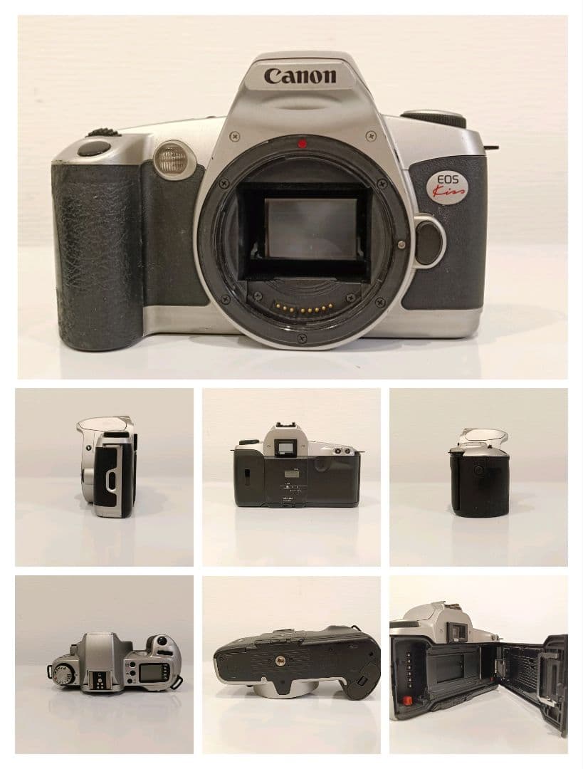 Canon EOS Kissフィルムカメラ 本体6台　キャップ2個付き