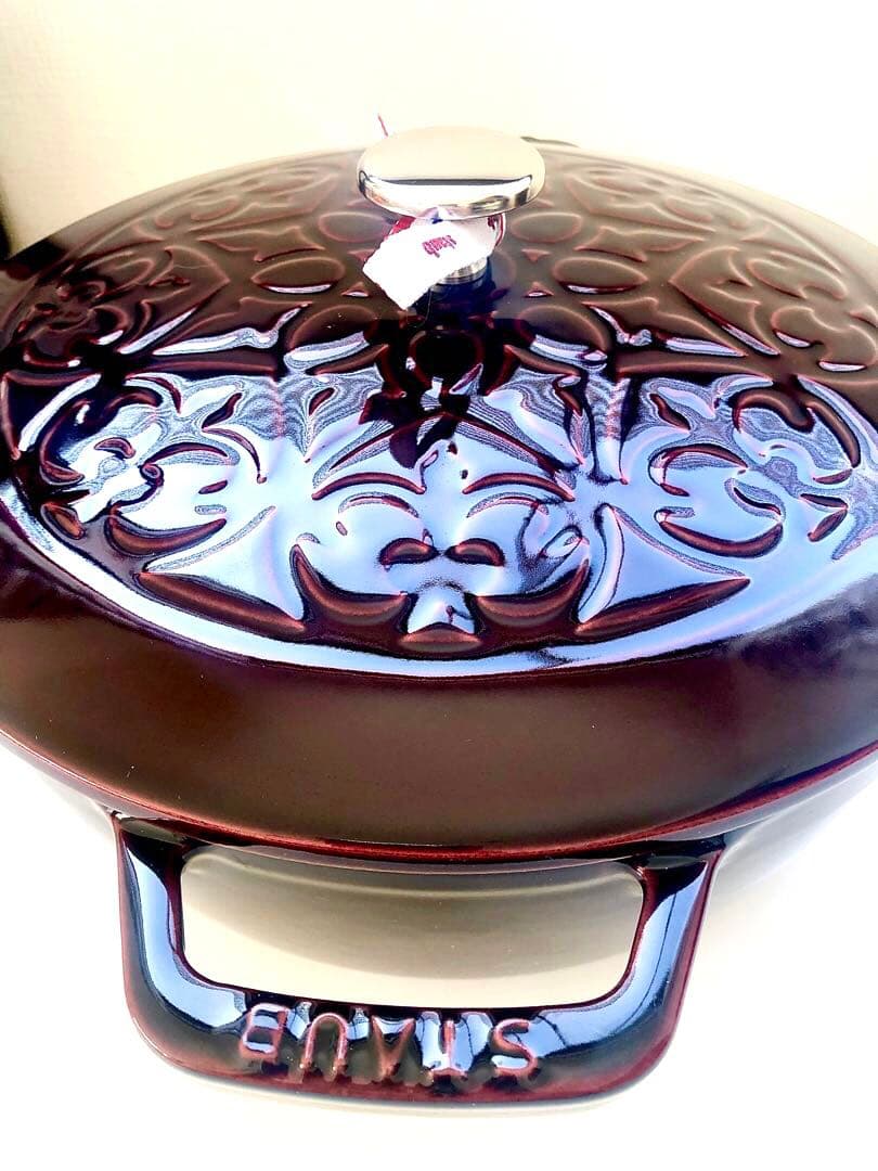 【新品】ストウブ フレンチオーブン リリー グレナディンレッド 24cm