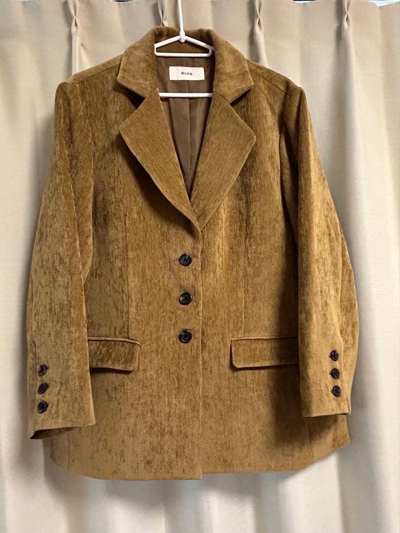 OLUN ルーズベーシックモールジャケット