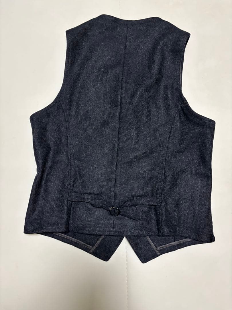 D'or Homme ドームオム　スリーピーススーツ　ウール　ネイビー　A8