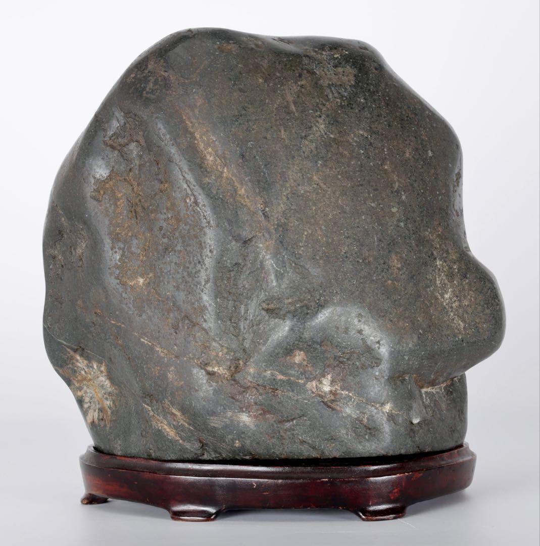 【特大13kg】菊花石 花紋石 台座付 天然石 鑑賞石 水石 盆石 飾石 原石