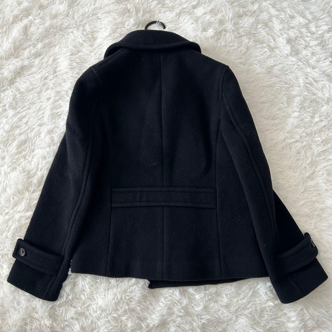 【高級カシミヤ混】マーガレットハウエル　ウールコート　Pコート　美品　アウター