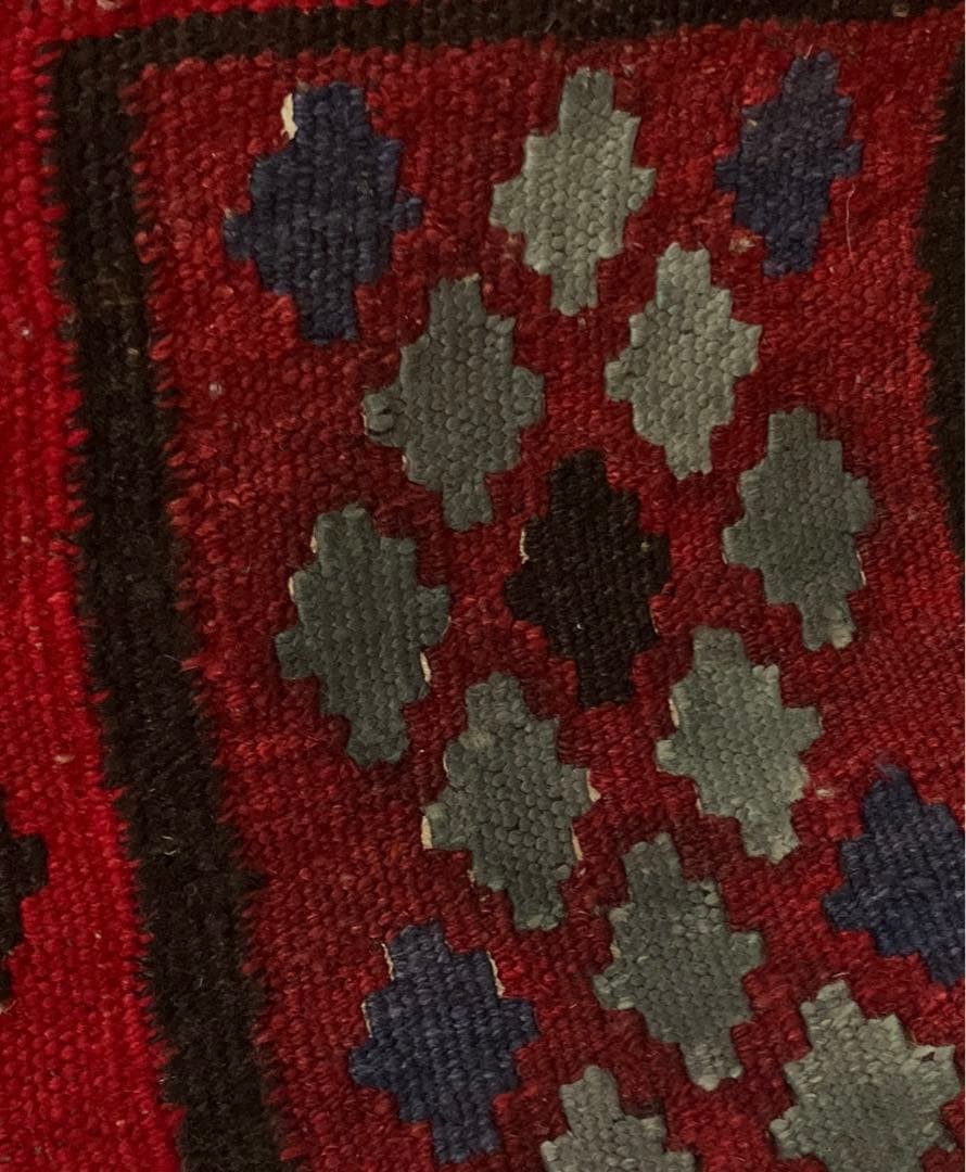 ミニキリム手織りマイマナ 産ビンテージキリムミニラグ55cmx76cm