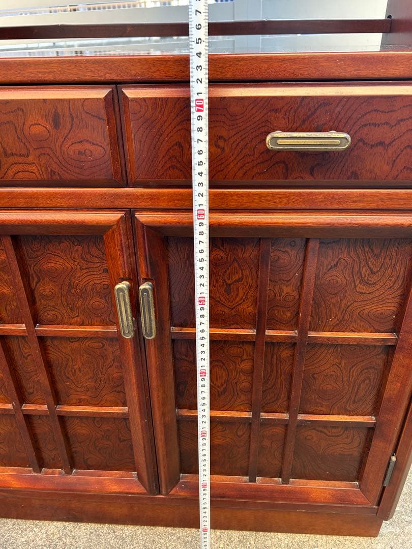 モリシゲ / MORISHIGE キャビネット　リビングボード　収納棚　レトロ