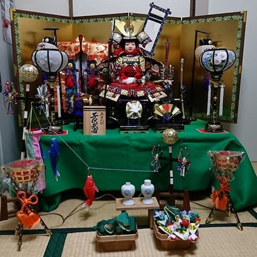 桃秀の五月人形「子供武者」