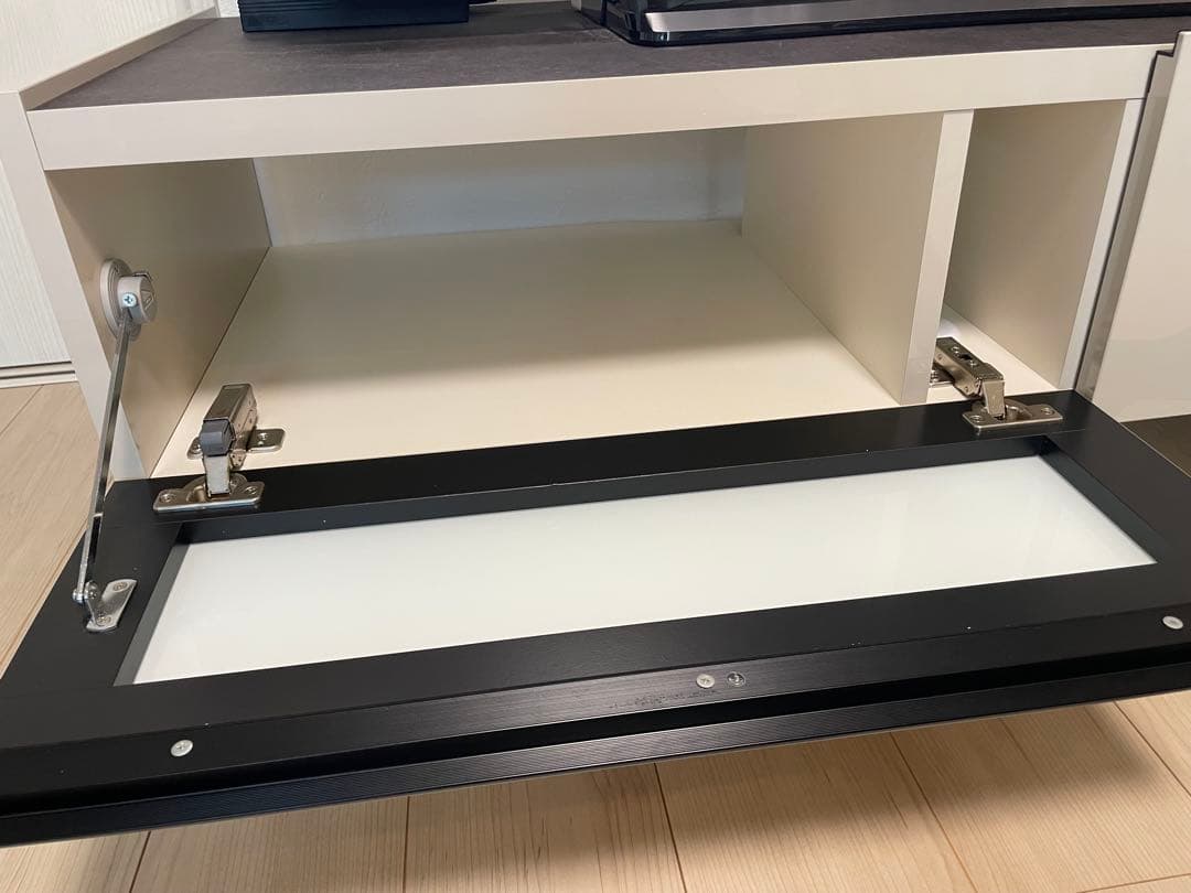 【美品】(送料込) パモウナ テレビボード 幅120 WV シルキーアッシュ