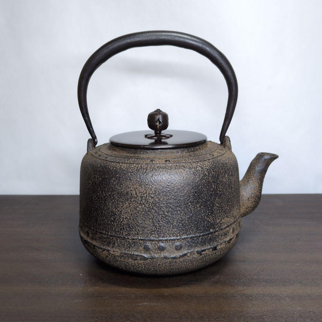 銅蓋 累座 鉄瓶 煎茶道具