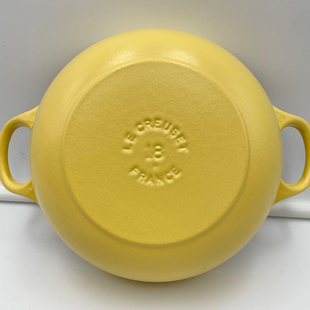美品　LE CREUSET ル・クルーゼ　マルミット 18cm ミモザ　両手鍋